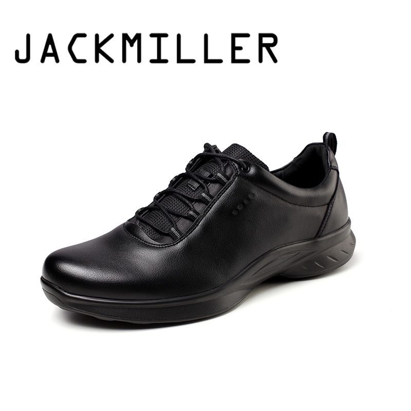 Домкрат Топ брендовые Весенние новые туфли Для мужчин на шнуровке одноцветное черный Модные сникерсы Для мужчин мода свет Повседневная дышащая обувь
